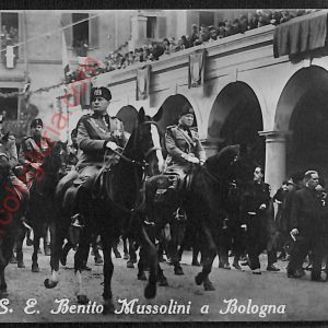 ae2564 - CARTOLINA  D'EPOCA - Bologna Città - S. E. Mussolini