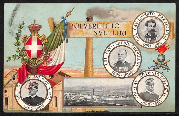 ae2565 - CARTOLINA  D'EPOCA - Bologna Città - Regio Polverificio Sul Liri