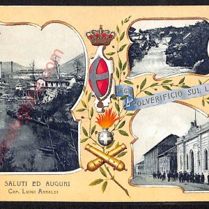 ae2566 - CARTOLINA  D'EPOCA - Bologna Città - Regio Polverificio Sul Liri