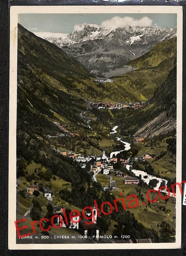 ai7246 - CARTOLINA D' EPOCA - Sondrio Provincia - Torre di Santa Maria