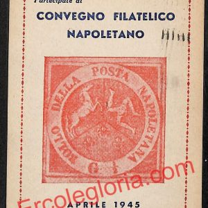 ah3417 - CARTOLINE D'EPOCA - Napoli Citta - Convegno Filatelico Napoletano
