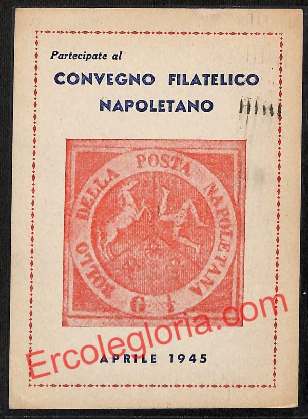 ah3417 - CARTOLINE D'EPOCA - Napoli Citta - Convegno Filatelico Napoletano
