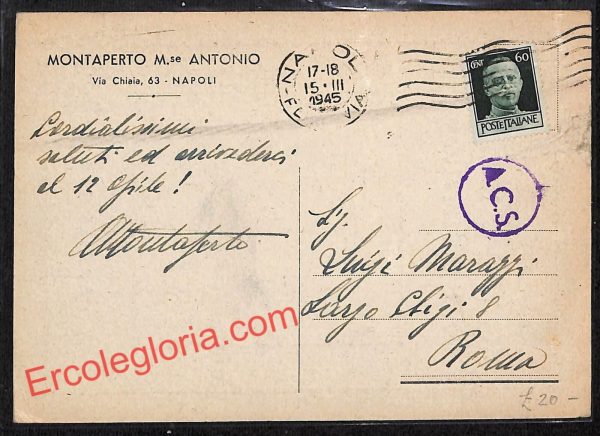 ah3417 - CARTOLINE D'EPOCA - Napoli Citta - Convegno Filatelico Napoletano - immagine 2