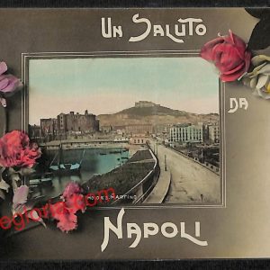 ah3423 - CARTOLINE D'EPOCA - Napoli Citta - Molo e San Martino