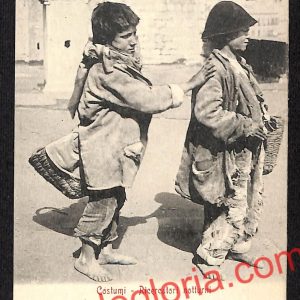 ah3426 - CARTOLINE D'EPOCA - Napoli Citta - Costumi Napoletani
