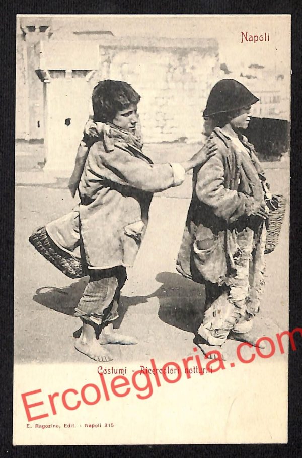 ah3426 - CARTOLINE D'EPOCA - Napoli Citta - Costumi Napoletani