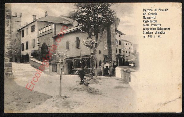 ae2579 - CARTOLINA  D'EPOCA- Bologna Città- Ingresso del Piazzale del Castello