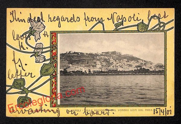ah3436 - CARTOLINA D'EPOCA - Napoli Citta - Villa Nazionale