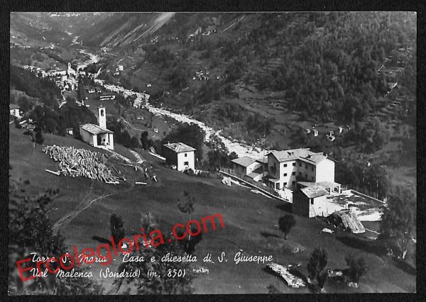 ai7249 - CARTOLINA D' EPOCA - Sondrio Provincia - Torre di Santa Maria