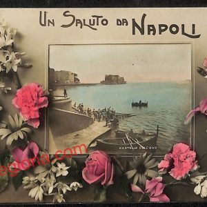 ah3438 - CARTOLINA D'EPOCA - Napoli Citta - Castello dell' Ovo