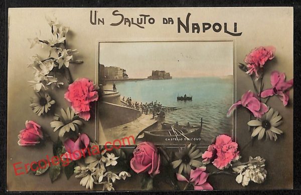 ah3438 - CARTOLINA D'EPOCA - Napoli Citta - Castello dell' Ovo