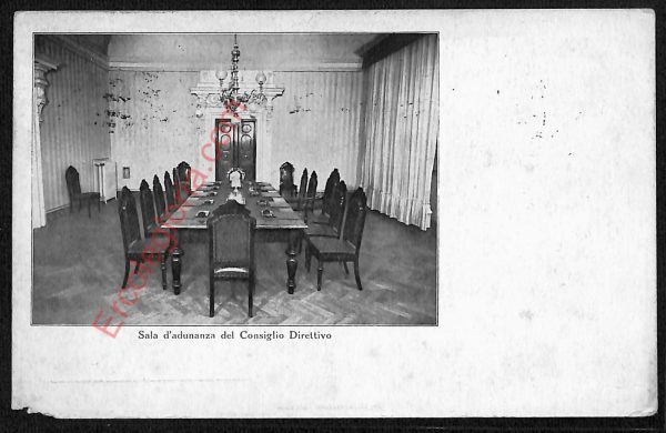 ae2584 - CARTOLINA  D'EPOCA - Bologna Città - Sala del Consiglio Direttivo