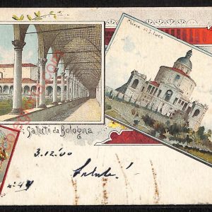ae2585 - CARTOLINA  D'EPOCA - Bologna Città - Chiesa di S. Luca