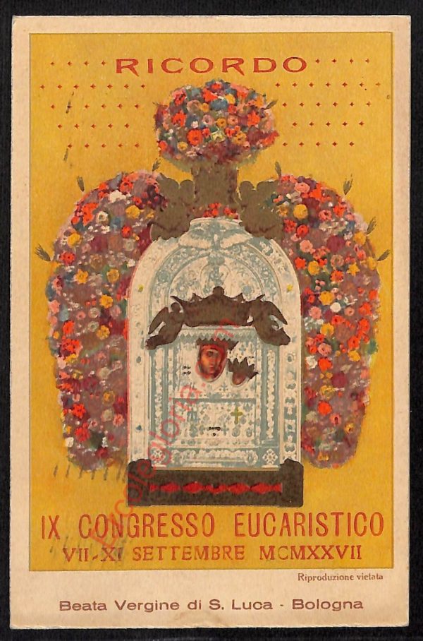 ae2586 - CARTOLINA  D'EPOCA - Bologna Città - IX Congresso Eucaristico
