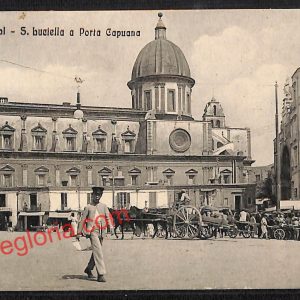ah3450 - CARTOLINA D'EPOCA - Napoli Citta - San Luciella a Porta Capuana