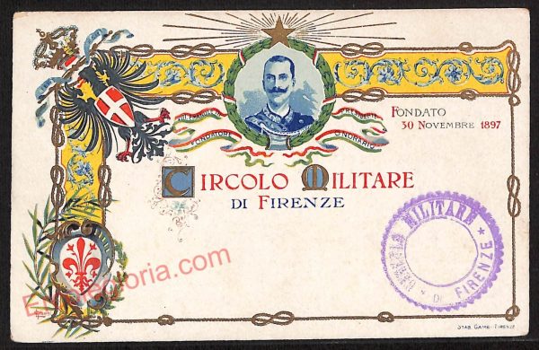 ae6870 - CARTOLINA D'EPOCA - Firenze Città - Circo Militare