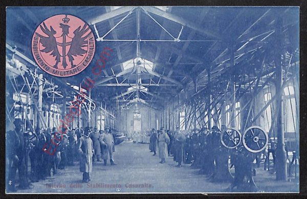 ae2591 - CARTOLINA  D'EPOCA - Bologna Città - Stabilimento Militare Casaralta