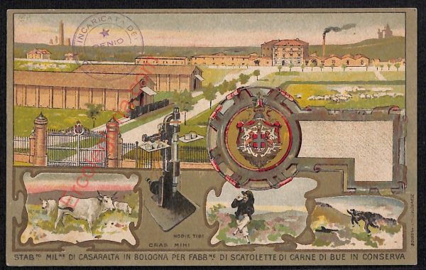 ae2592 - CARTOLINA  D'EPOCA - Bologna Città - Militare di Casaralta