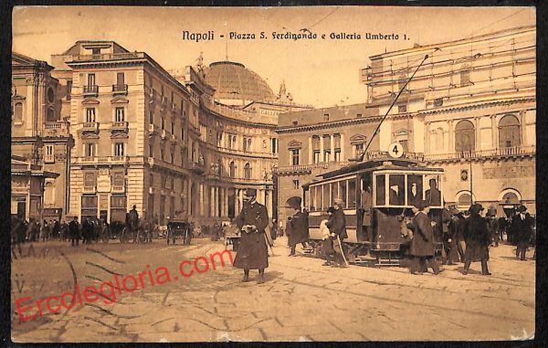 ah3465 - CARTOLINA D'EPOCA - Napoli Citta - Galleria Umberto I