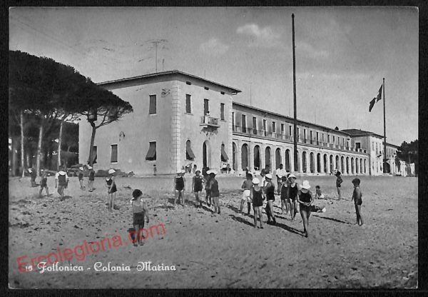 ag2238 - CARTOLINA D'EPOCA - Grosseto Provincia - Follonica   1958