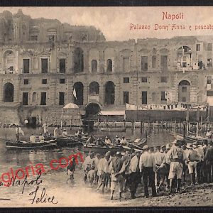ah3469 - CARTOLINA D'EPOCA - Napoli Citta - Palazzo Donn' Anna