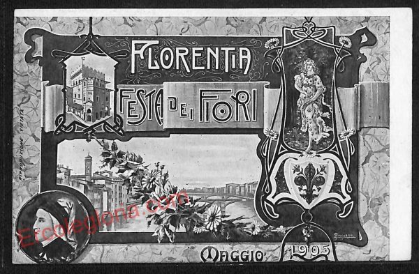 ae7431 - CARTOLINA D'EPOCA - Firenze Città - Feste dei Fiore