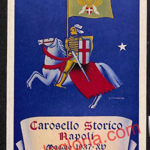ah3473 - CARTOLINA D'EPOCA - Napoli Citta - Carosello Storico Napoli