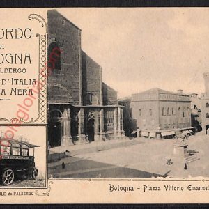 ae2602 - CARTOLINA  D'EPOCA - Bologna Città - Piazza Vittorio Emanuele