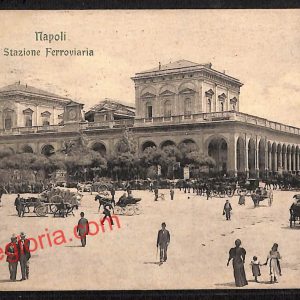 ah3474 - CARTOLINA D'EPOCA - Napoli Citta - Stazione Ferroviaria