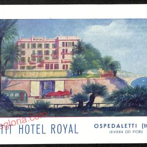 ag4735 - CARTOLINA D'EPOCA - Imperia Provincia - Ospedaletti