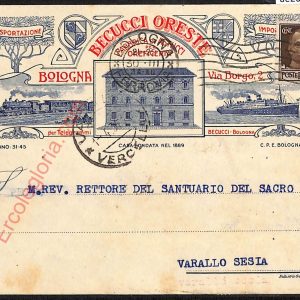 ae2604 - CARTOLINA  D'EPOCA - Bologna Città - Becucci Oreste