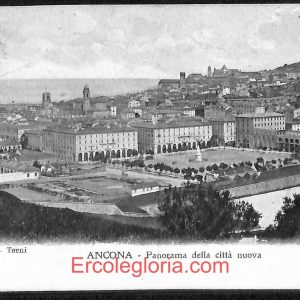 ad9588 - CARTOLINA D'EPOCA - Ancona Città - Panorama  1908