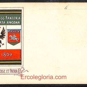 ad9589 - CARTOLINA D'EPOCA - Ancona Città - 70° Reggimento Fanteria
