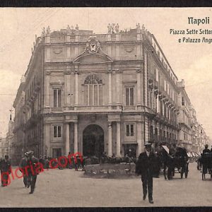 ah3510 - CARTOLINA D'EPOCA - Napoli Citta - Palazzo Angri