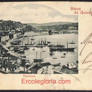 ad9651 - CARTOLINA D'EPOCA - Ancona Città - Panorama