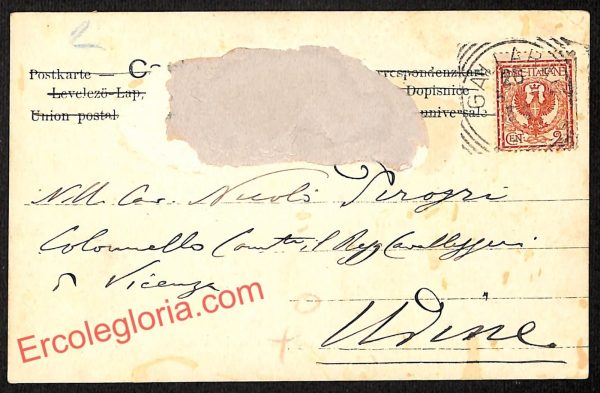 ah3511 - CARTOLINA D'EPOCA - Napoli Citta- Fanfara delle Guide in Via Caracciolo - immagine 2