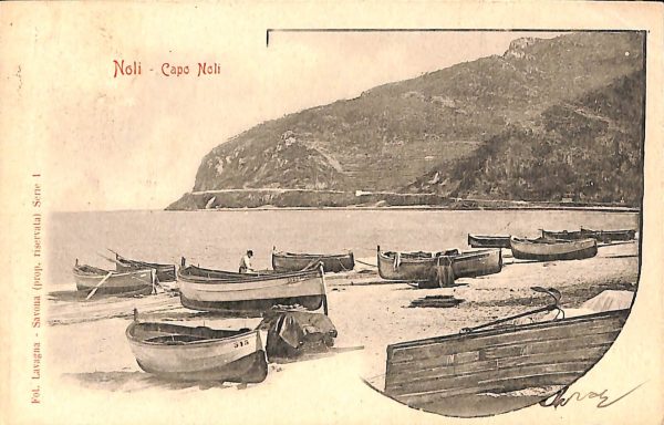 ab7641 -  CARTOLINA  D'EPOCA - Savona Provincia - NOLI