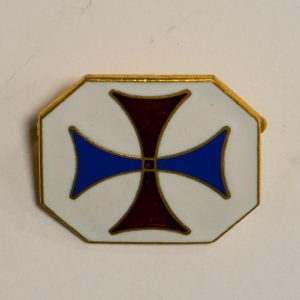 NA0265 - Francia Spilla Croce Di Malta Metallo E Smalto