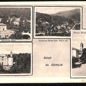 ab7642 -  CARTOLINA  D'EPOCA - Savona Provincia - OSIGLIA  1933