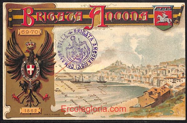 ad9660 - CARTOLINA D'EPOCA - Ancona Città - BRIGATA ANCONA