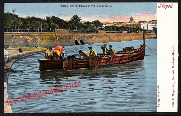 ah3514 - CARTOLINA D'EPOCA - Napoli Citta - Via Caracciolo
