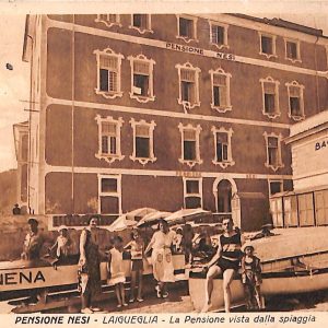ab7644 -  CARTOLINA  D'EPOCA - Savona Provincia - PENSIONE NESI  1942