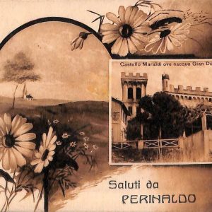 ab7645 -  CARTOLINA  D'EPOCA - Savona Provincia - PERINALDO