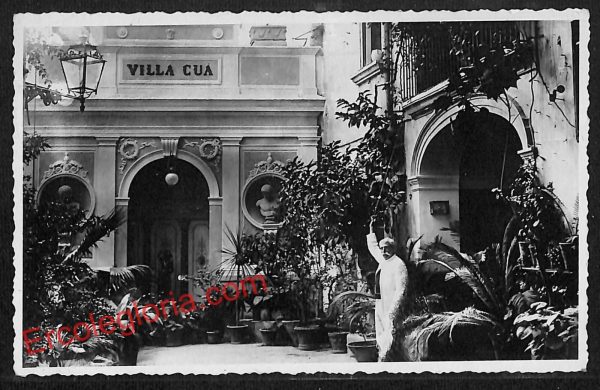 ah3520 - CARTOLINA D'EPOCA - Napoli Citta - Villa Cua