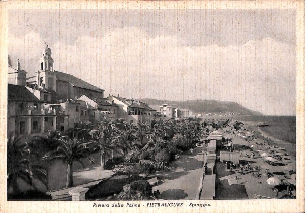 ab7651 -  CARTOLINA  D'EPOCA - Savona Provincia - PIETRALIGURE