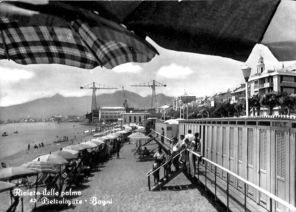 ab7653 -  CARTOLINA  D'EPOCA - Savona Provincia - PIETRALIGURE  1960