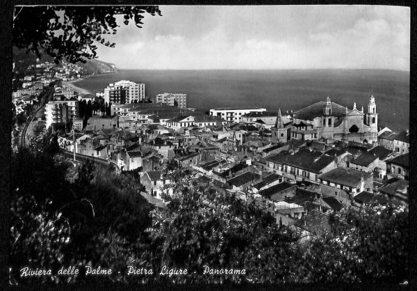 ab7657 -  CARTOLINA  D'EPOCA - Savona Provincia - PIETRA LIGURE  1962