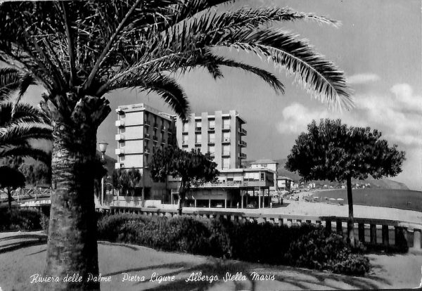 ab7663 -  CARTOLINA  D'EPOCA - Savona Provincia - PIETRA LIGURE  1957