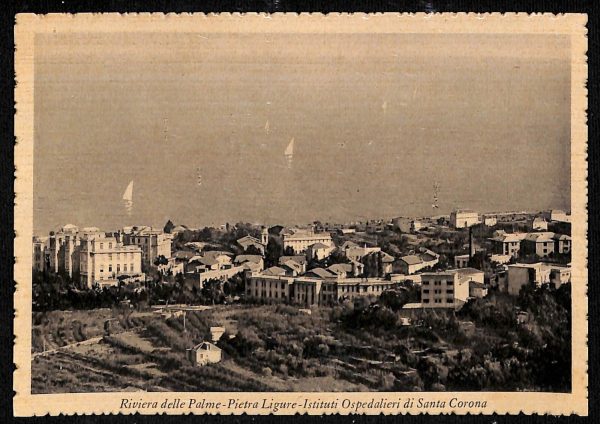 ab7678 -  CARTOLINA  D'EPOCA - Savona Provincia - PIETRA LIGURE