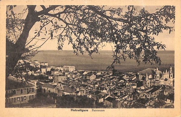 ab7688 -  CARTOLINA  D'EPOCA - Savona Provincia - PIETRALIGURE